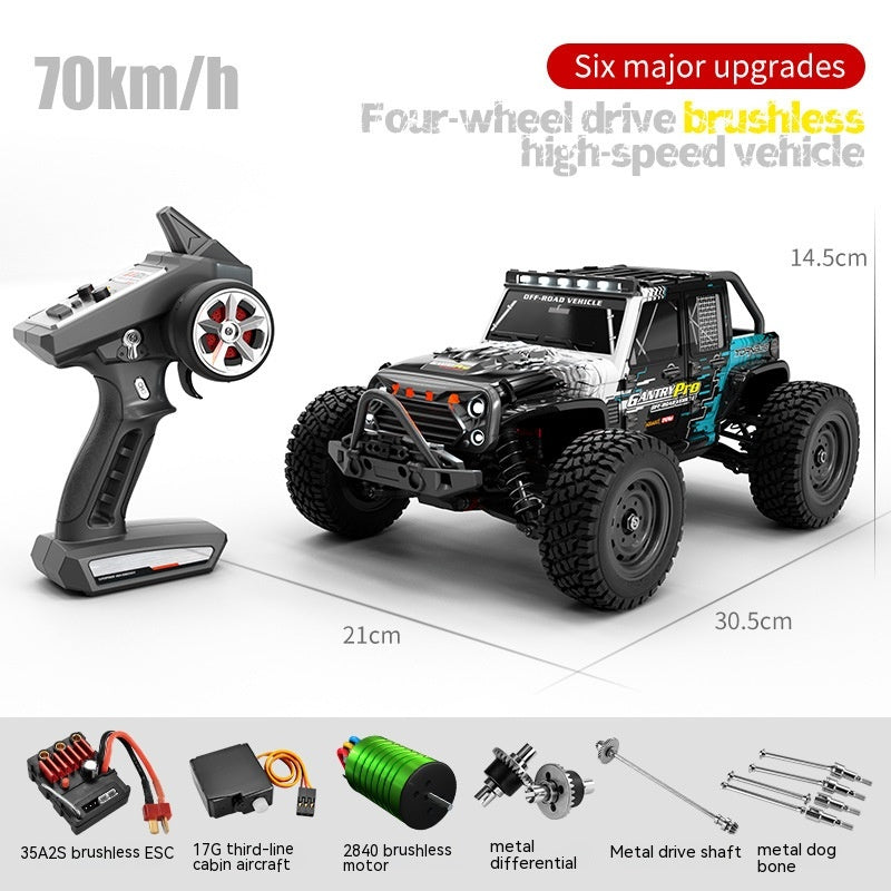 Remote Control Brushless High-speed Off-road Vehicle Model Kids dealsniper-net 16103PRO blue