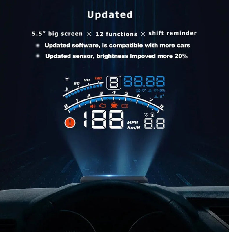 Head Display Speedometer Vehicle dealsniper-net