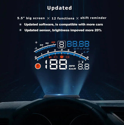 Head Display Speedometer Vehicle dealsniper-net