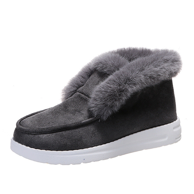 Snow Boots Warm Winter Shoes Plush Fur Ankle Boots Women Women DealSniper.net