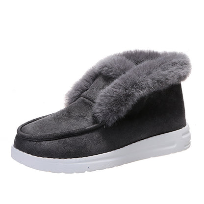 Snow Boots Warm Winter Shoes Plush Fur Ankle Boots Women Women DealSniper.net