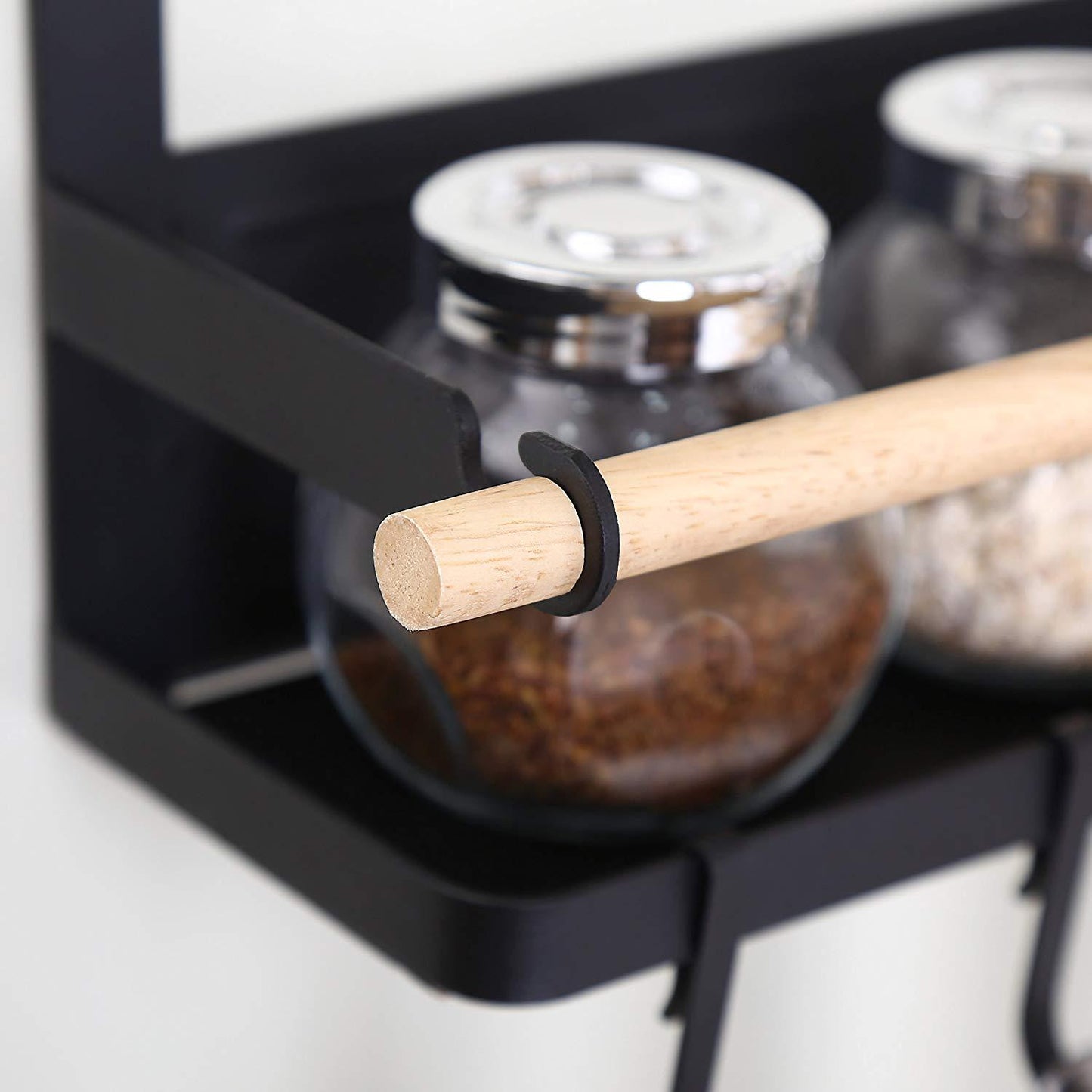 Multifunctional Hanger For Kitchen  Sidewall Shelf