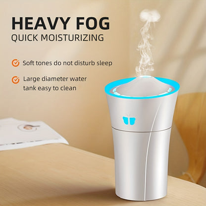Car Humidifier Torch Shape Colorful Sound Atmosphere Light House DealSniper.net