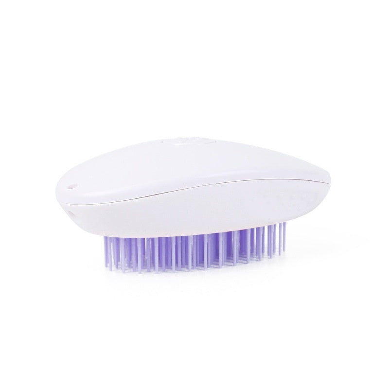 Pet Cat Cleaning Comb Hair Remover Pets Gym From House Purple Self Cleaning Comb