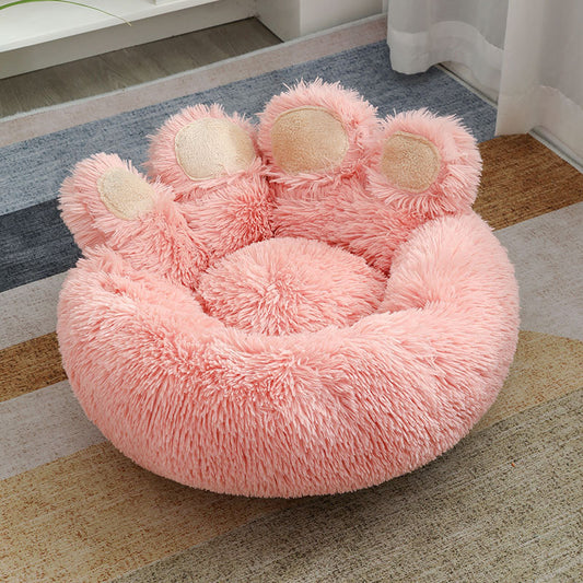 Plush Cathouse Doghouse Pet Bed Winter Warm Pets Gym From House