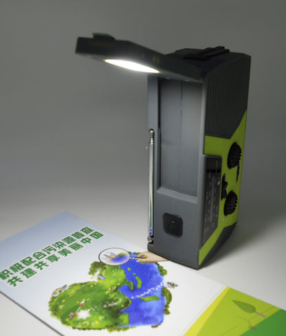 5 in 1 Outdoor Portable Solar Crank AM FM Radio Electronic dealsniper-net