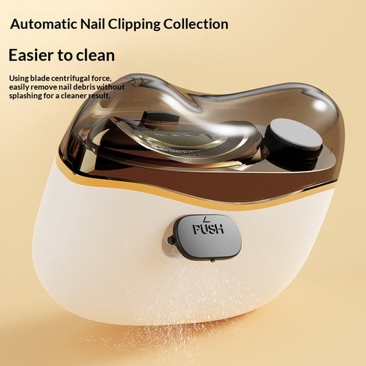 Quiet Portable Electric Nail Clipper - Cordless Rechargeable Nail Trimmer Beauty Gym From House