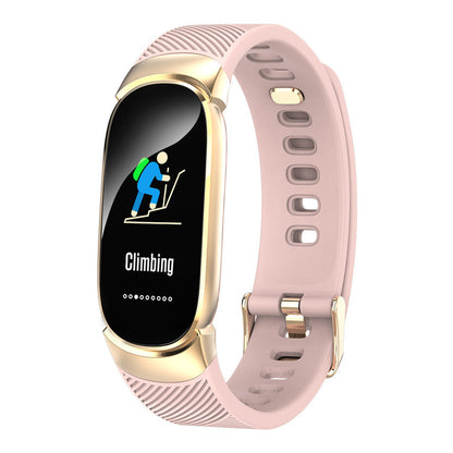QW16 new smart sports bracelet Jewelry Gym From House Rose gold