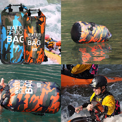 Outdoor Waterproof Bag Camouflage Polyester Double Shoulder Outdoor Gym From House