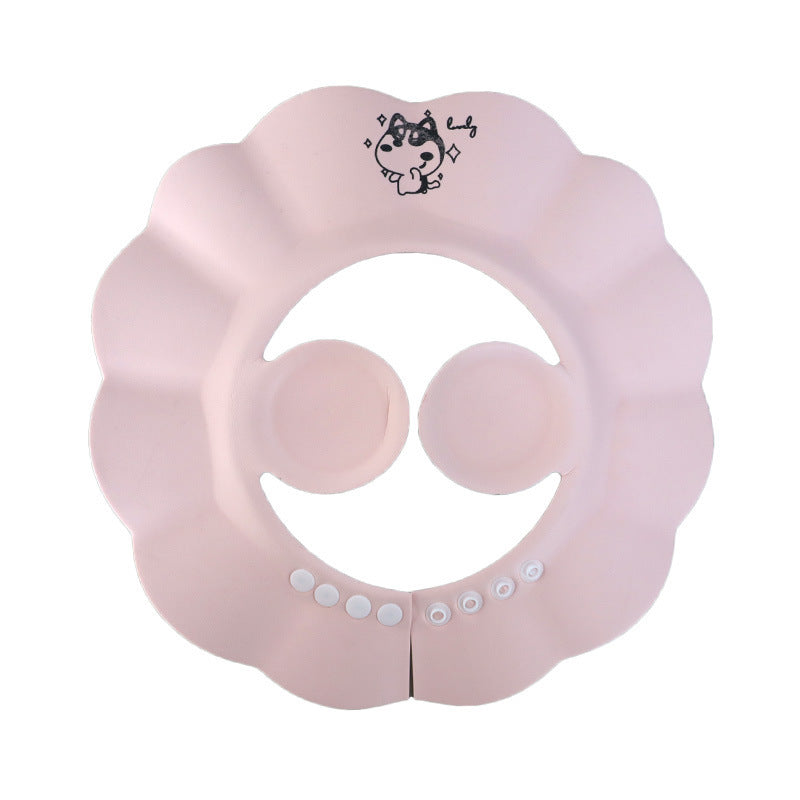 Baby Waterproof Ear Protection Shower Hat Kids DealSniper.net Pink Puppy Streamer