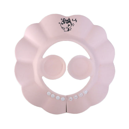 Baby Waterproof Ear Protection Shower Hat Kids DealSniper.net Pink Puppy Streamer