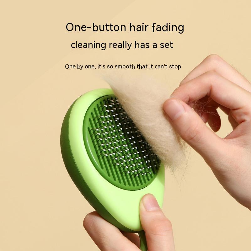 Cat Brush Hair Remover Cleaning Avocado Shaped Dog Pets dealsniper-net