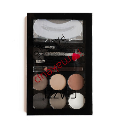 Natural Brown Eyebrow Powder Palette Eye Contour Enhancers Beauty DealSniper.net Black