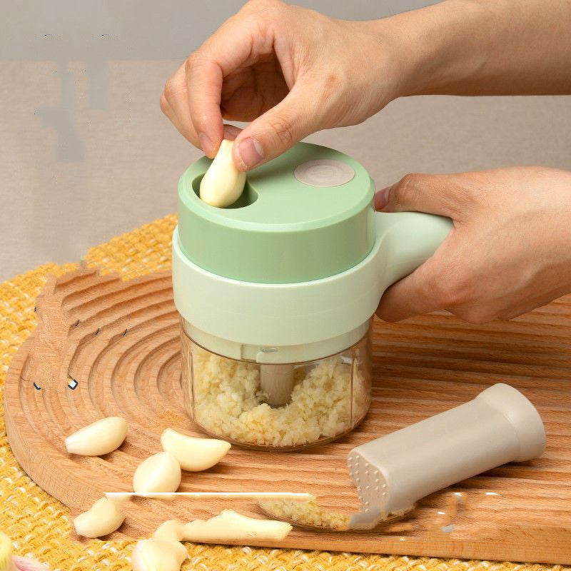 Household Multifunctional Wireless Electric Garlic Masher Kitchen DealSniper.net