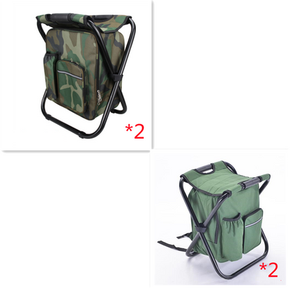 Multifunction Outdoor Folding Chair Ice Cooler Picnic Bags Camping