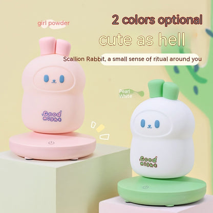 Rabbit Usb Silicone Night Lamp Charging Lamp Home Decor Gym From House