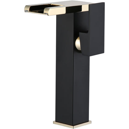 High End Copper LED Waterfall Faucet Home dealsniper-net