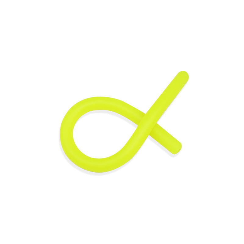 TPR Noodle Rope Vent Rope Decompression And Tension Kneading Music Kids DealSniper.net Yellow L