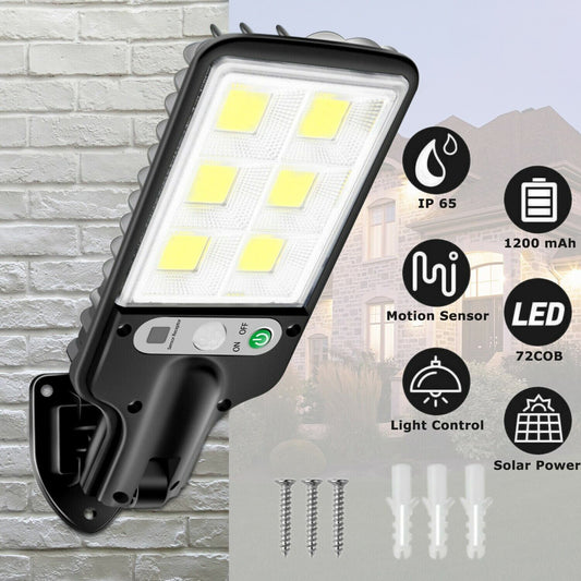 LED Solar Motion Sensor Light Bright Garden Outdoor