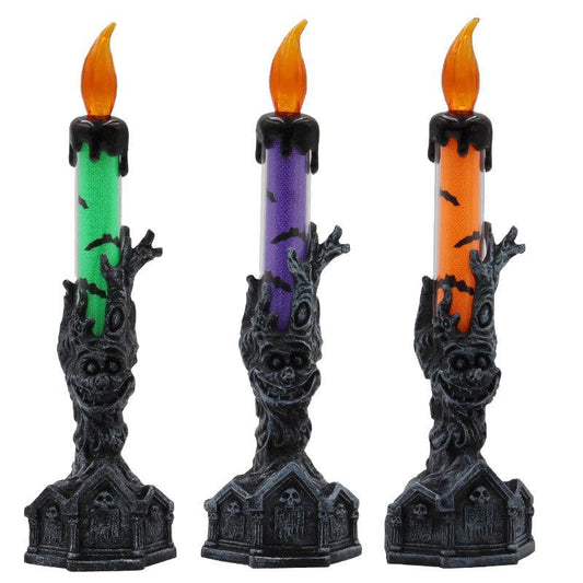 Halloween Decoration Simulation Candle Light Holidays Gym From House