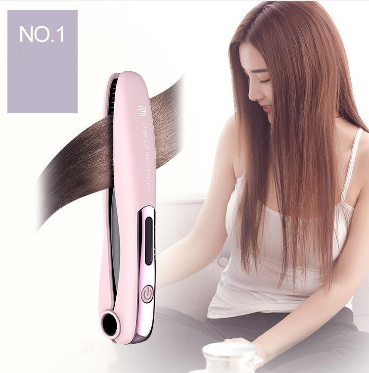Cordless Hair Straightener for Travel Straightening and Curling Travel dealsniper-net