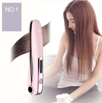 Cordless Hair Straightener for Travel Straightening and Curling Travel dealsniper-net