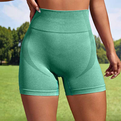 Women Sport Seamless Short Leggings High Waist Women Gym From House Green L