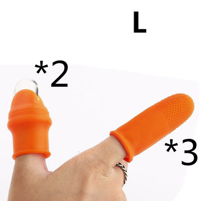 Silicone Thumb Knife Finger Protector Gears Cutting
