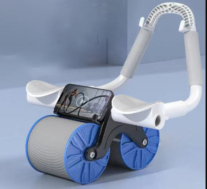 Abdominal Wheel Automatic Rebound Belly Contracting Sports dealsniper-net Blue Elbow Brace