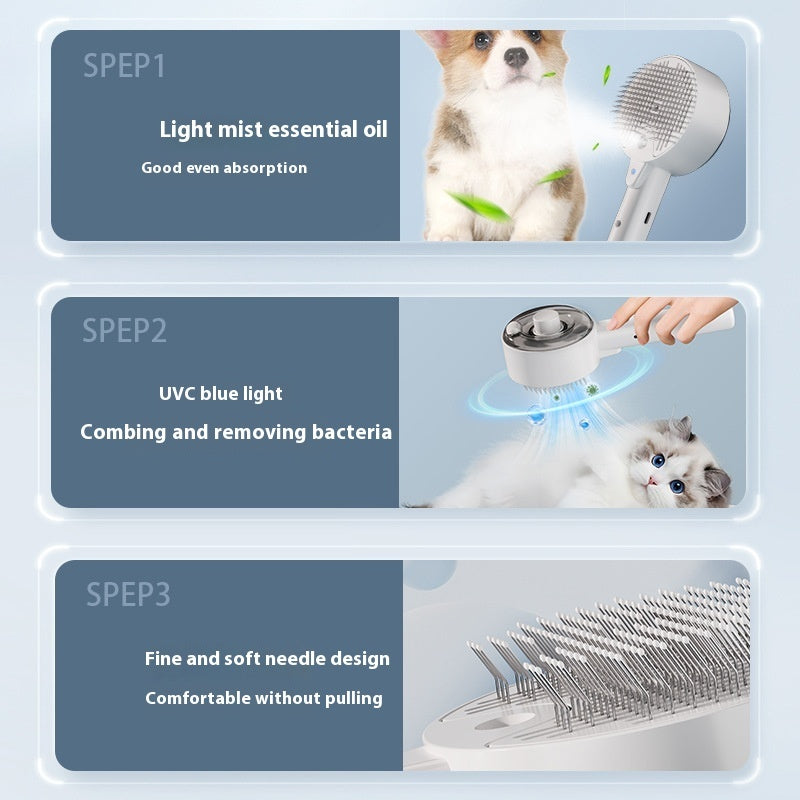 Animal Hair Remover Brush Dog And Cat Steam Brush Pets dealsniper-net