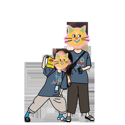 Acrylic Photo Cartoon Key Button Pendant Ornaments Gadgets DealSniper.net French Fries Cola