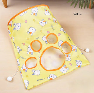 Fashion New Hot Selling Pets Toys Cat Diamond Bag Pets Gym From House Yellow