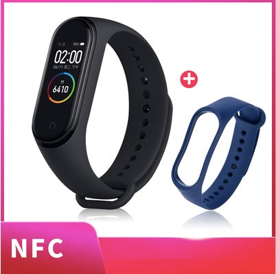 Global Version Xiaomi mi band 3 Fitness Tracker Smart Bracelet Jewelry Gym From House NFC 4+blue