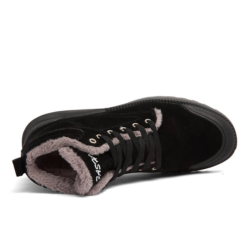 Ankle Boots Men Winter Warm Plush Shoes Men DealSniper.net