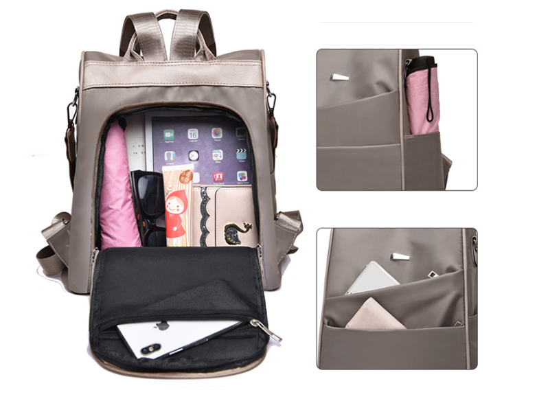 Henrietta - Vegan Womens Multifunction Backpack Women DealSniper.net