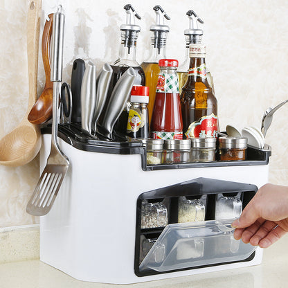 Kitchenware Rack Seasoning Storage Box Multifunctional Kitchen DealSniper.net