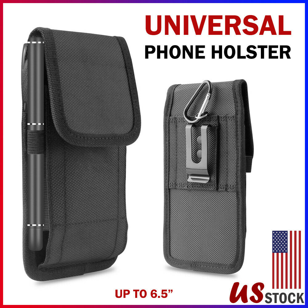 UNIVERSAL Vertical Cell Phone Holster Pouch Belt Case Cover Sleeve Carrying Case Phones DealSniper.net