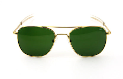 Pilot Glasses for Men Outdoor dealsniper-net Gold green piece