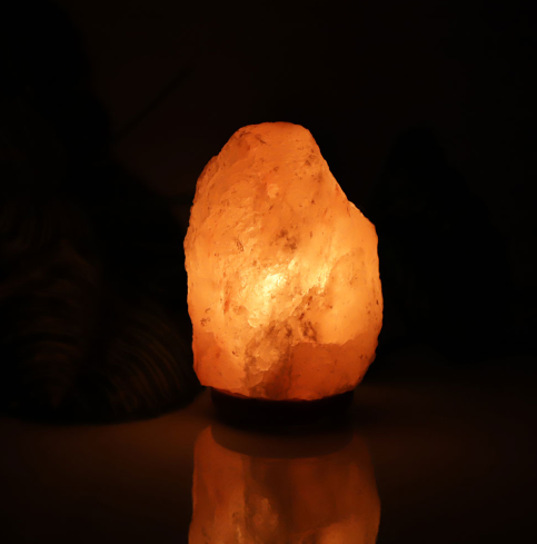 Crystal salt lamp socket lamp creative decoration gift rose salt lamp