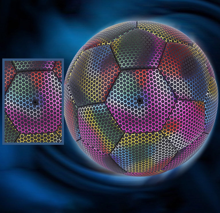 Machine Stitched Football Reflective Luminous Football Sports Gym From House