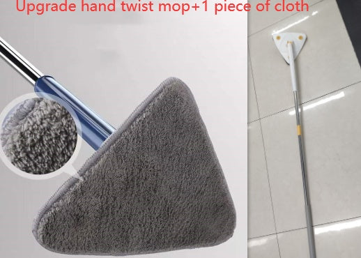 Extendable Triangle Mop 360 Rotatable Adjustable Cleaning Mop House dealsniper-net White 1 Style