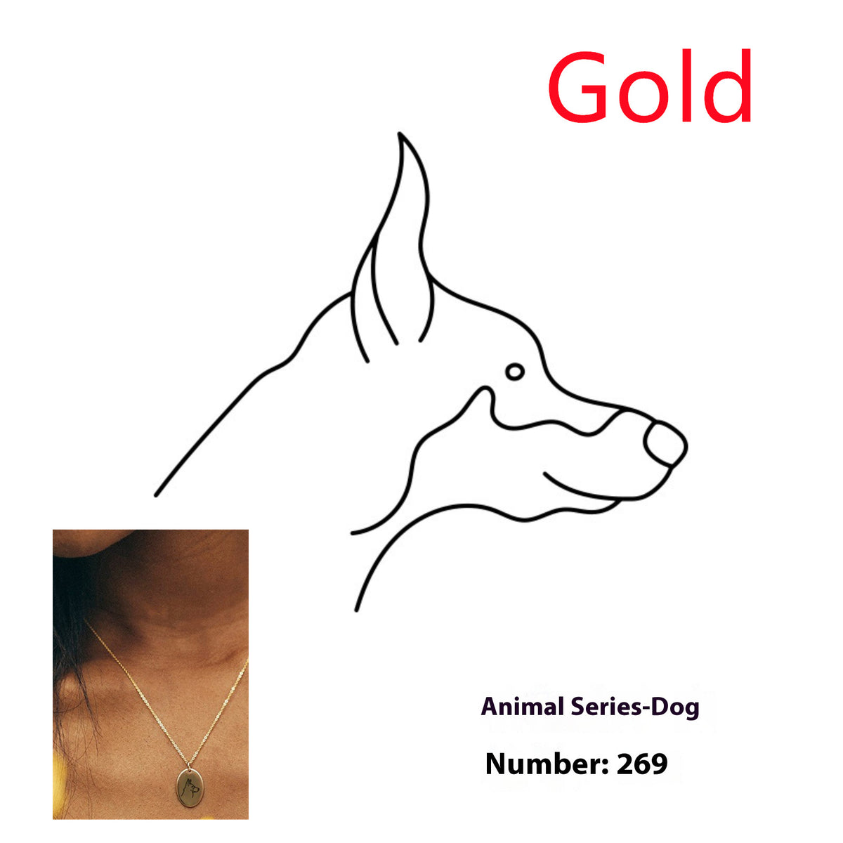 Simple Accessories Supply Lettering Oval Stainless Steel Necklace Jewelry Gym From House Gold DW269