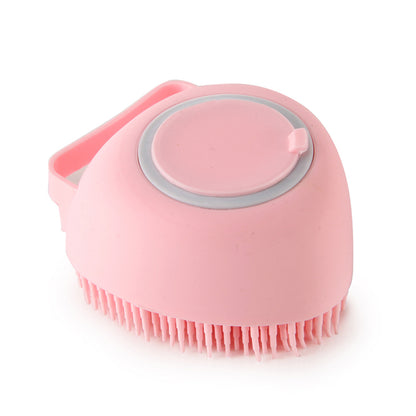 Silicone Dog Bath Massage Gloves Brush Pet Cat Bathroom Cleaning Tool