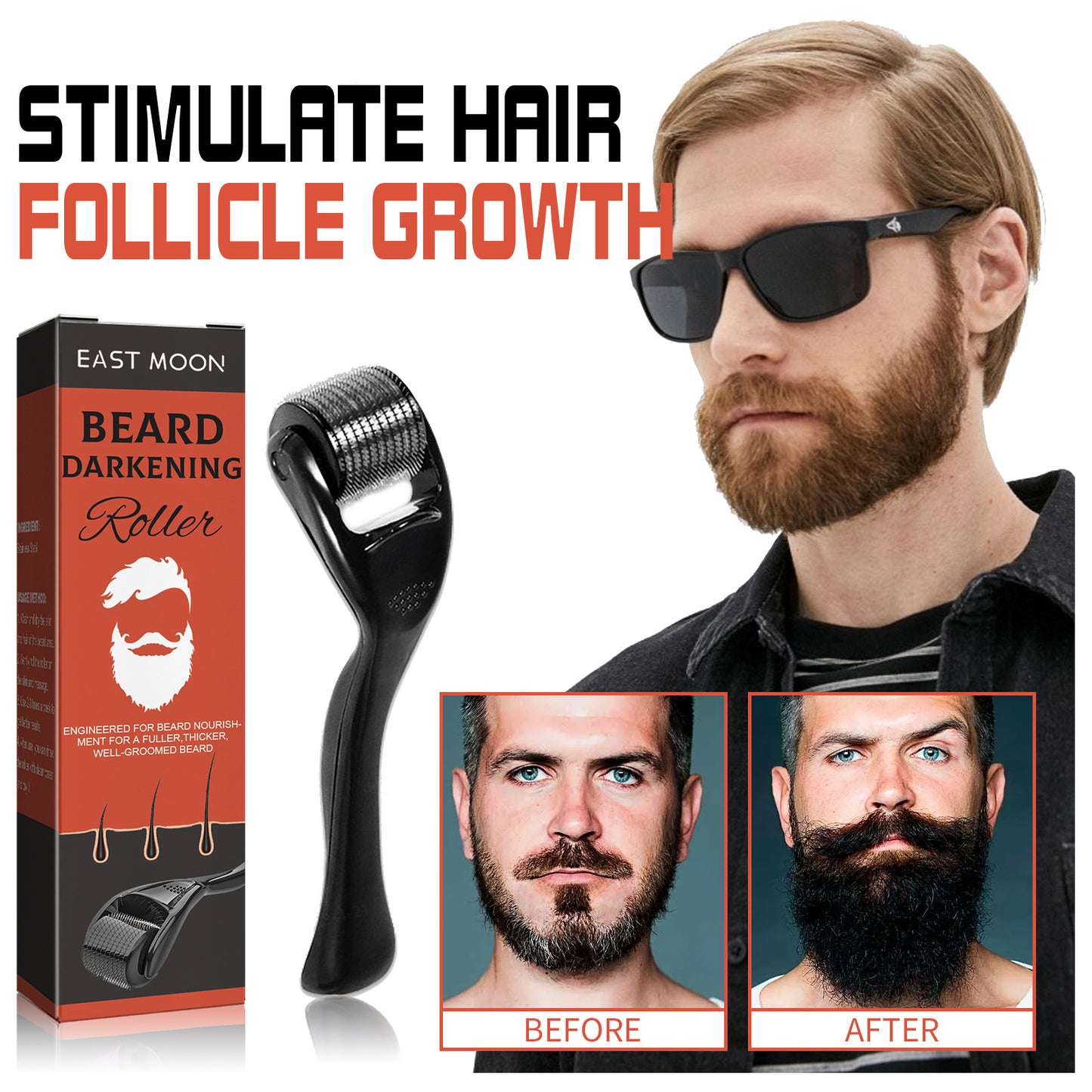 Beard Thick Roller Strong And Moisturizing Men dealsniper-net