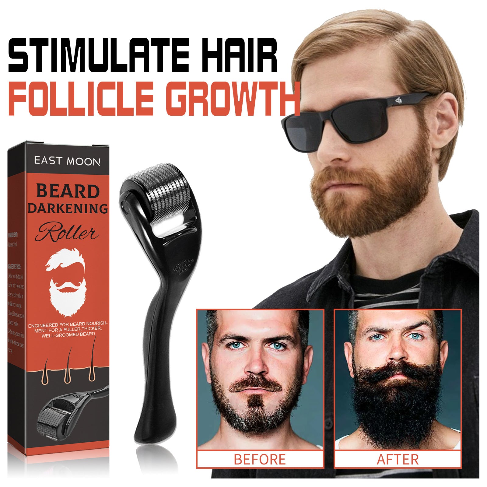 Beard Thick Roller Strong And Moisturizing Men dealsniper-net