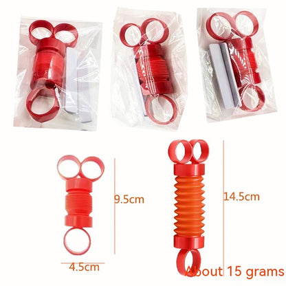 Finger Popper Fidget Toys Finger Exercise Decompression Therapy Toys Kids DealSniper.net Finger Pull Tube
