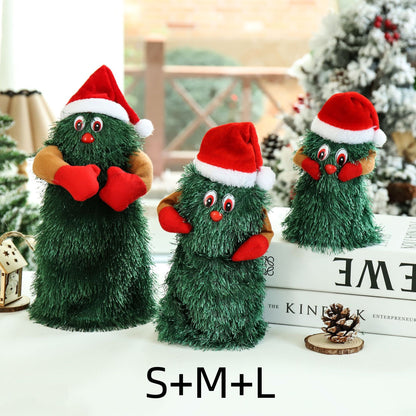 New Electric Toy Electric Plush Toy Doll Funny Cute Christmas Decoration Holidays Gym From House 3pc set