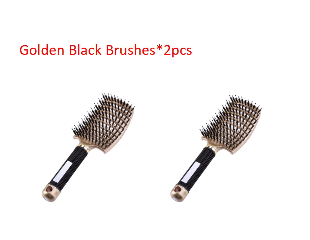 Hairbrush Anti Klit Brushy Haarborstel Women Detangler Hair Brush Bristle Nylon Scalp Massage Tangle Teaser Hair Brush Comb