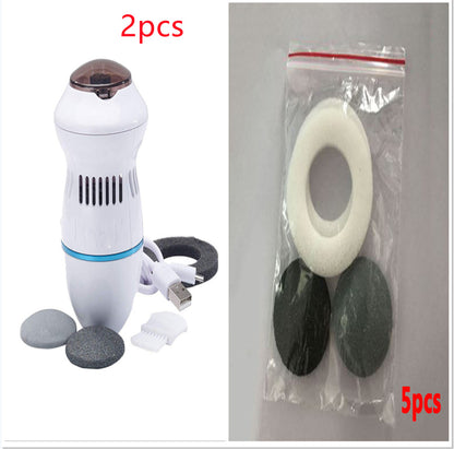 Multifunctional Electric Foot File Grinder Machine Dead Skin Callus Remover Beauty dealsniper-net Set2