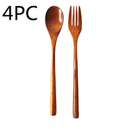 Kitchen Wooden Bamboo Spoon Cooking Utensil Tools